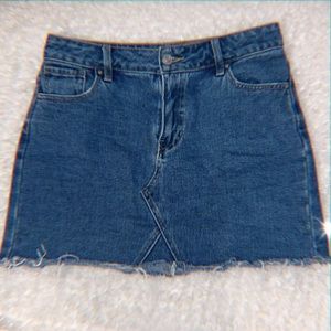 Women’s Pacsun Dark Wash Denim Mini Skirt